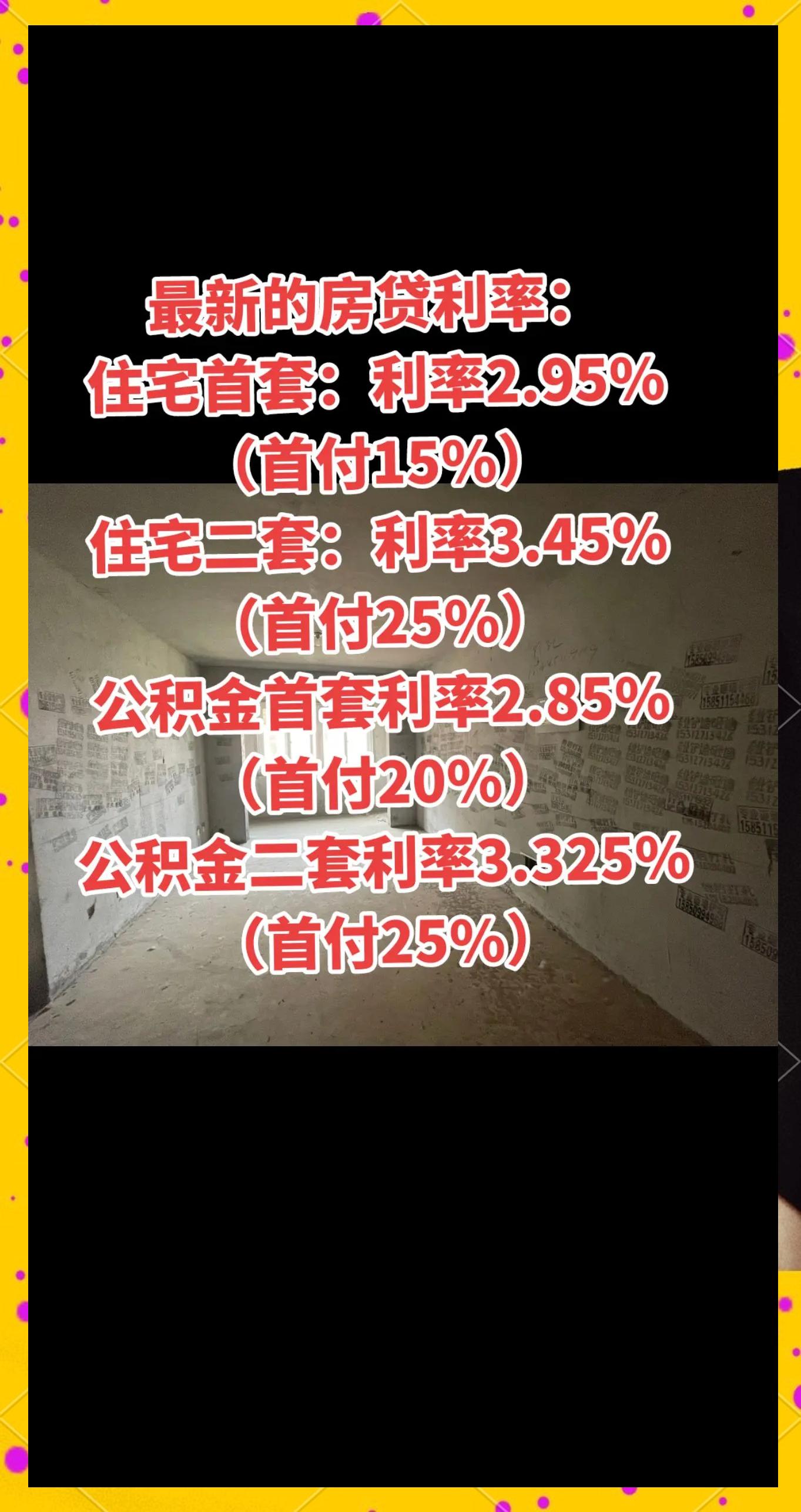 最新的房贷利率(住房贷款利率最新政策)