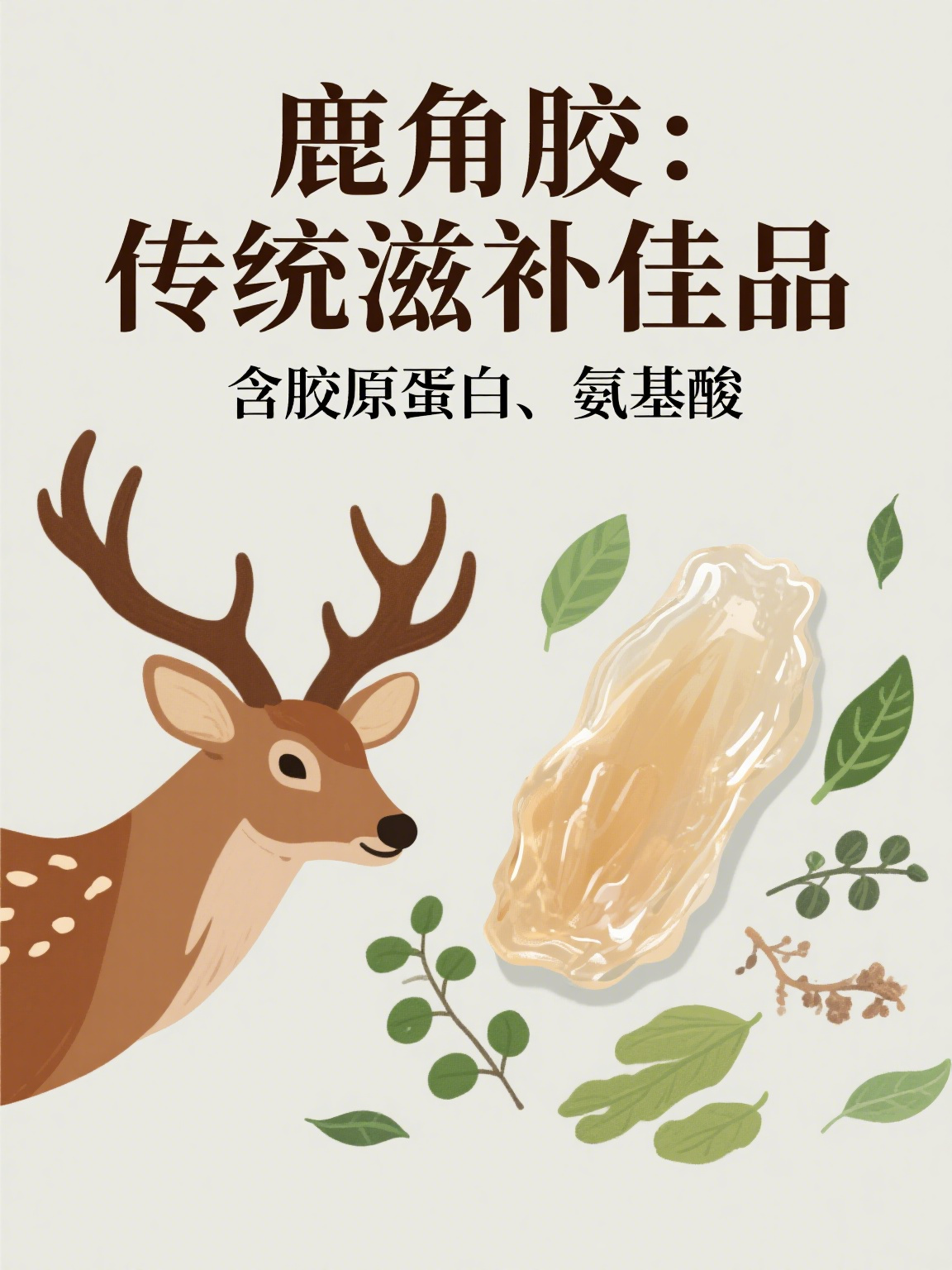 鹿胶的功效与使用方法(鹿胶的功效与使用方法及禁忌)
