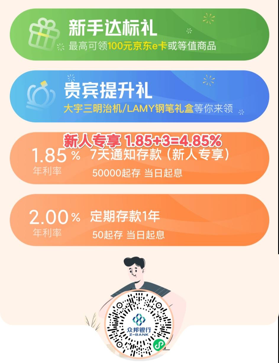 众邦银行安全可靠吗(众邦银行产品最新情况)