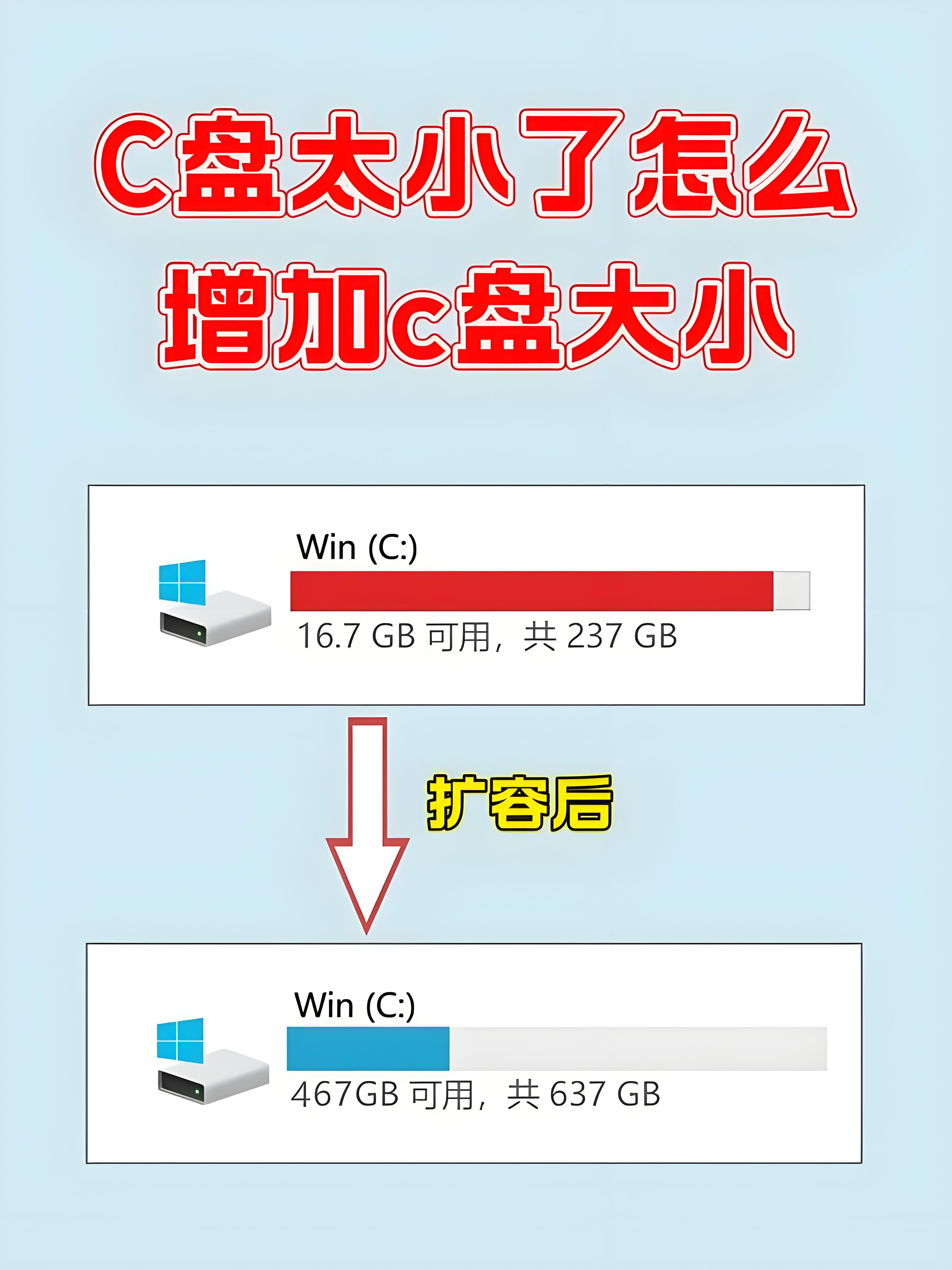 c盘空间不足怎么清理(win10c盘空间不足怎么清理)
