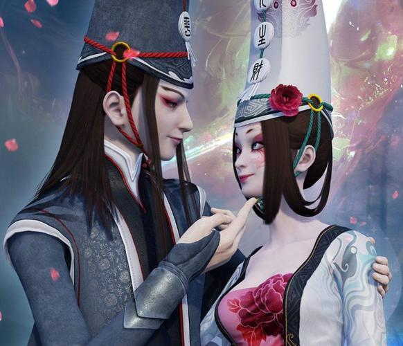黑白无常图片大全(黑白无常图片 帅气)