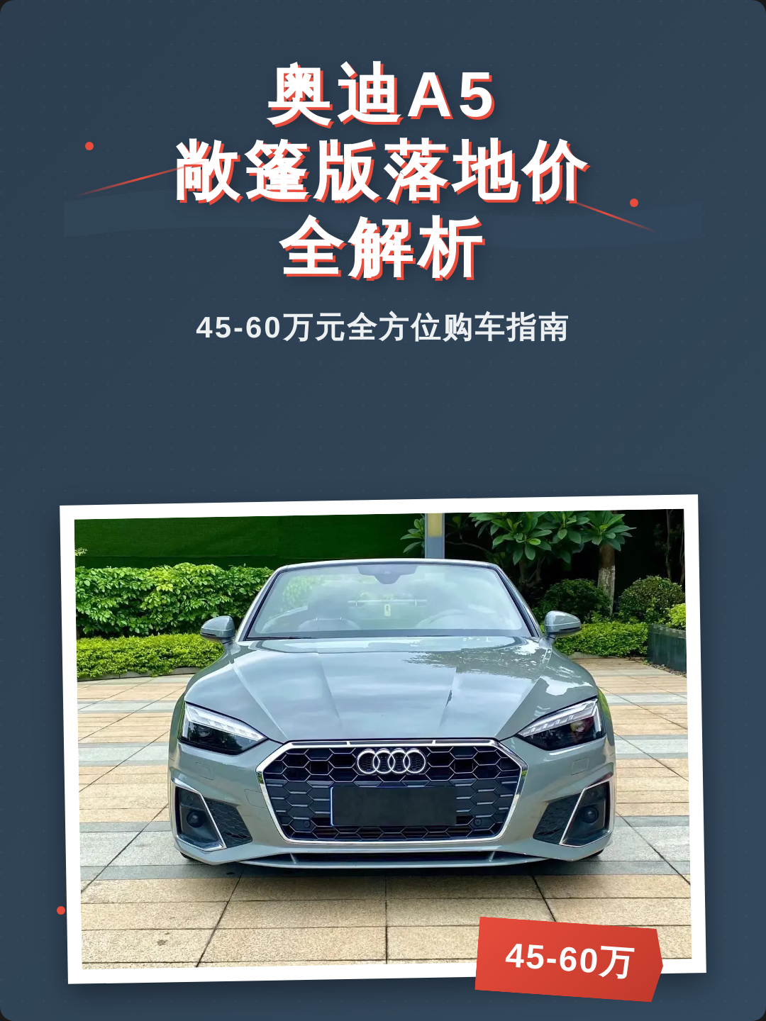 奥迪s5落地多少钱(奥迪s5落地多少钱一公里)