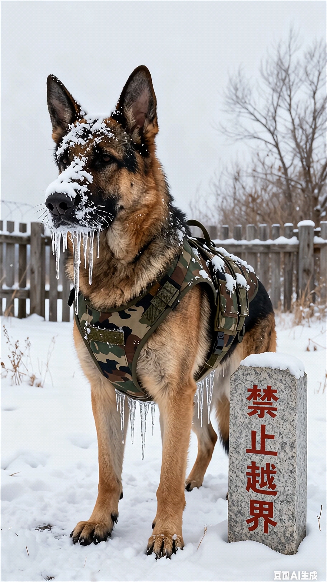 军犬图片大全(军犬的图片画画)
