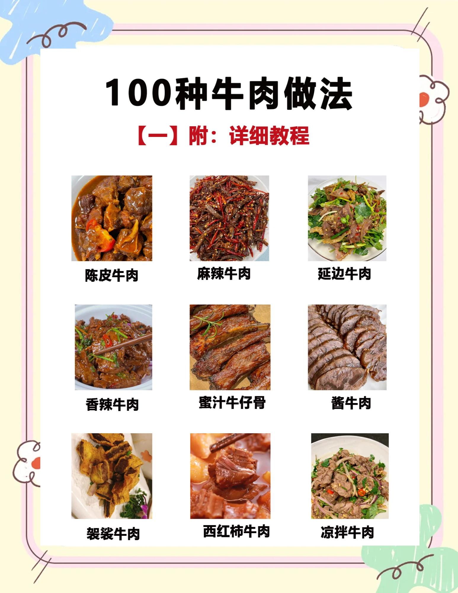 牛肉营养成分表(牛肉营养成分表图)