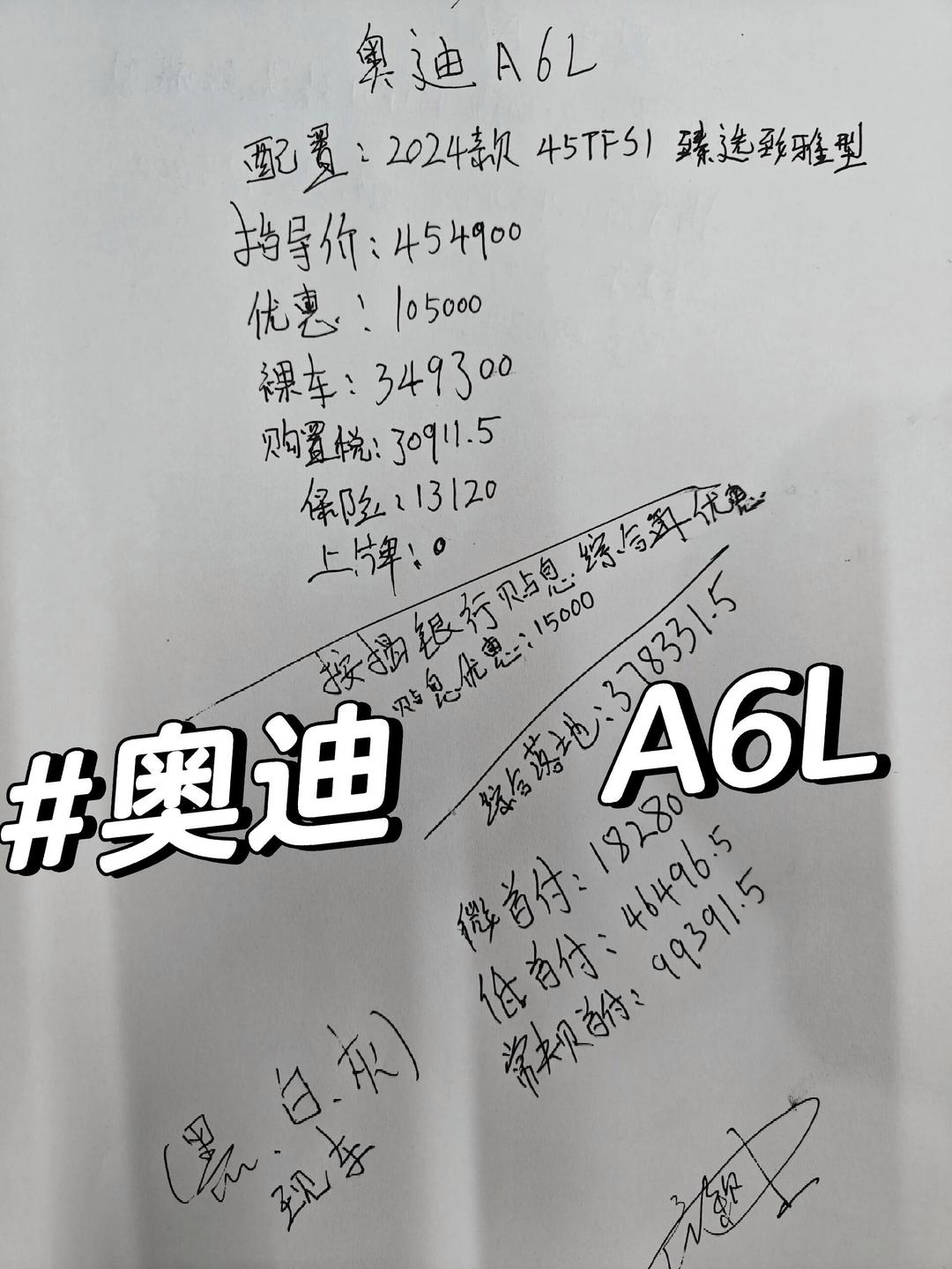 奥迪s6多少钱(奥迪a6l现在多少钱)