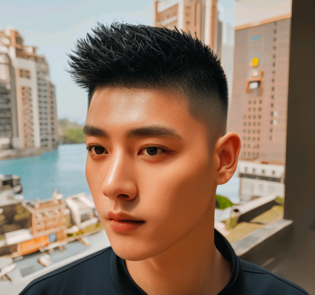 短飞机头发型图片男(短飞机头适合什么发质)