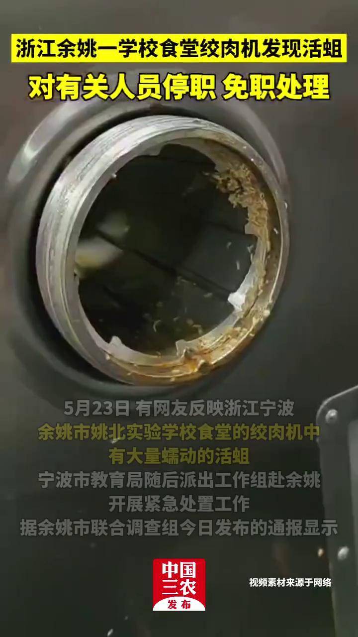 关于教育局通报配餐公司厨具遍布蛆虫的信息